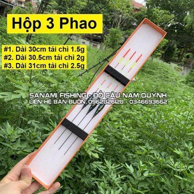 Hộp 3 Phao Nana Siêu Nhạy Chuyên Riếc, Chép, Rô